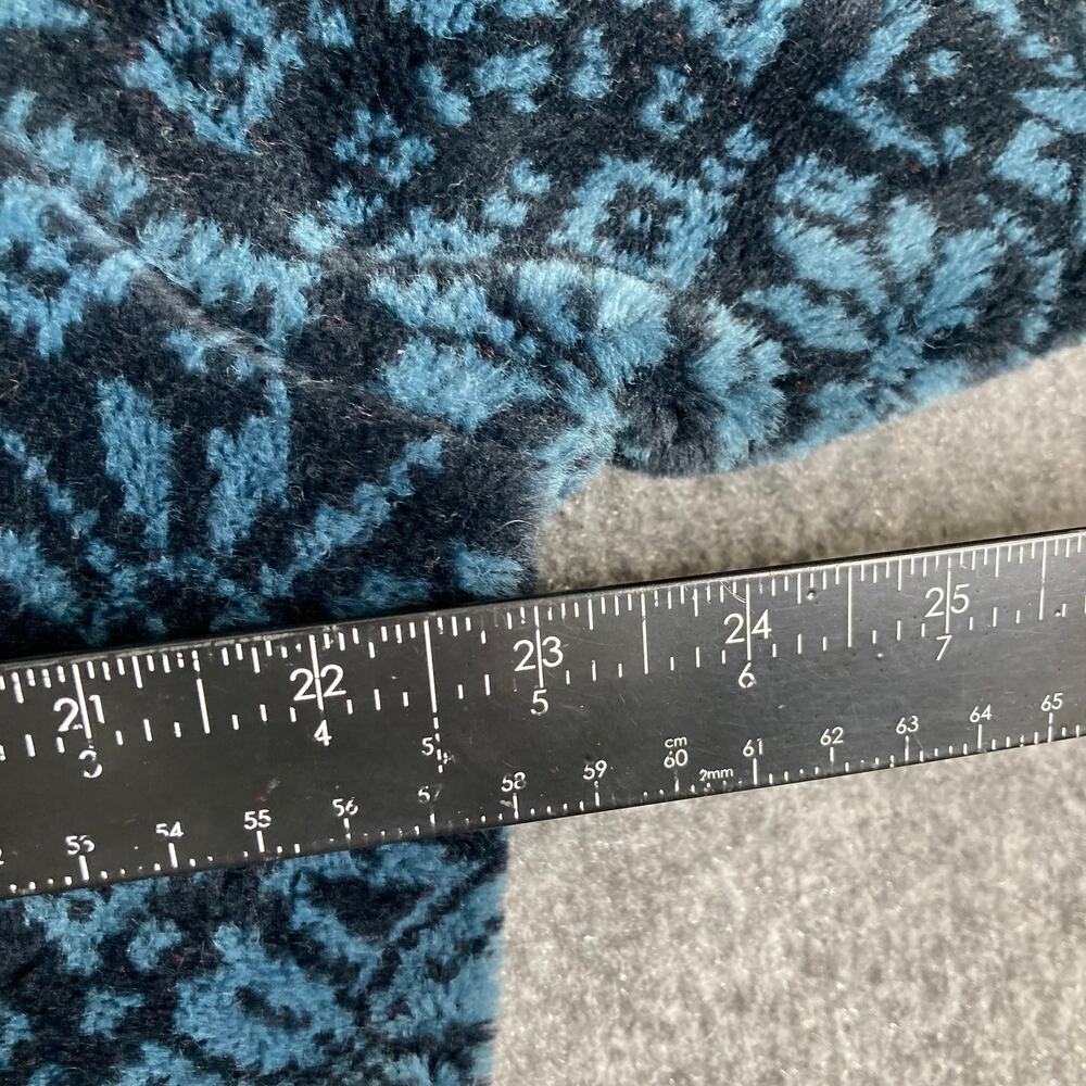Sonoma Jean‎ Company Cardigan Womens Size L Blue Fuzzy Button Front Retro - Picture 5 of 7